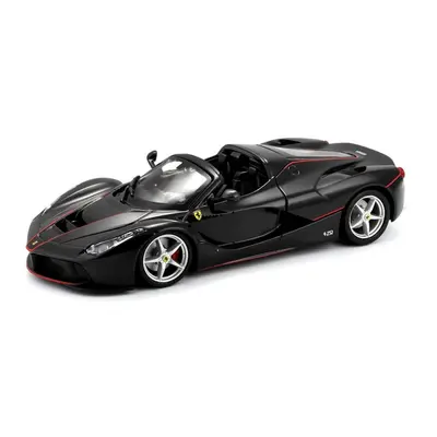 Burago ferrari laferrari aperta metalic black 1:24