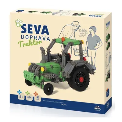 Seva doprava traktor 384 dílků