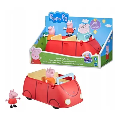 Hasbro prasátko peppa rodinné červené auto, f2184