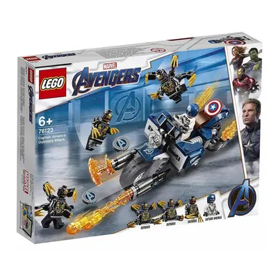 Lego® super heroes 76123 captain america: útok outridů