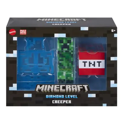 Mattel minecraft diamond level sběratelská figurka creeper, hll31