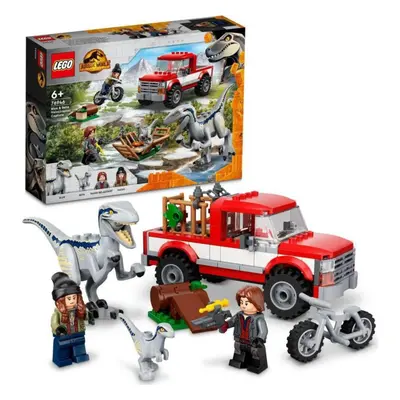 Lego® jurassic world 76946 odchyt velociraptorů blue a bety