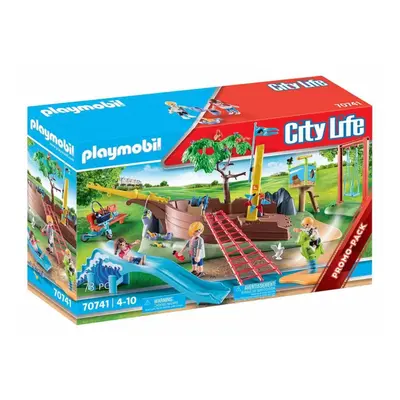 Playmobil 70741 dětské hřiště s vrakem lodi