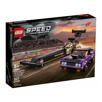 Lego® speed champions 76904 mopar dodge//srt top fuel dragster a 1970 dodge challenger t/a