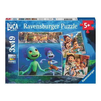 Ravensburger 05571 disney pixar: luca 3x49 dílků