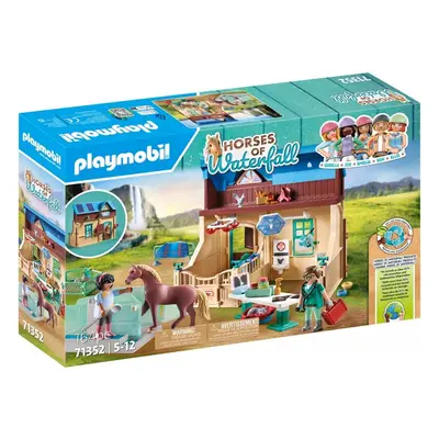 Playmobil 71352 jezdecká terapie a veterinární praxe