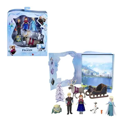 Mattel disney frozen pohádkový příběh malých panenek anna a elsa s kamarády, hlx04