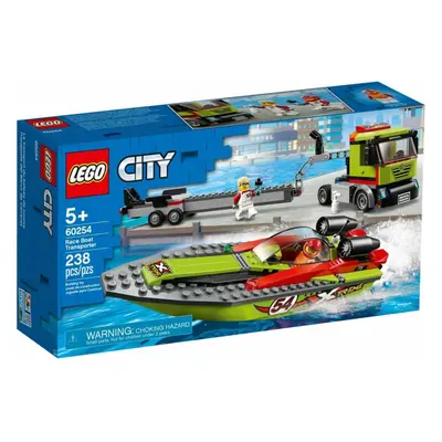 Lego® city 60254 přeprava závodního člunu