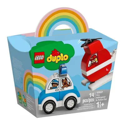 Lego® duplo® 10957 hasičský vrtulník a policejní auto