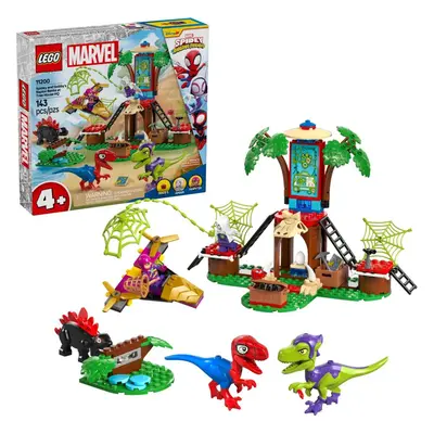 Lego® marvel 11200 spidey, gobby a raptoří bitva na základně na stromě