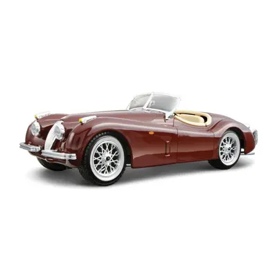 Bburago jaguar xk 120 roadster 1951 red 1:24