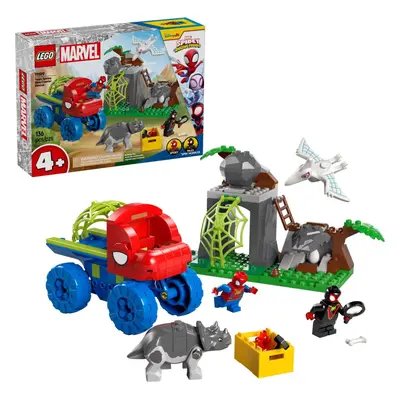 Lego® marvel 11199 spideyho tým a záchrana dinosaurů s truckem