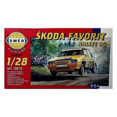 Škoda favorit rallye 96 1:28, stavebnice