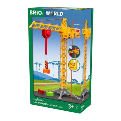 Brio 33835 svítící stavební jeřáb 55 cm