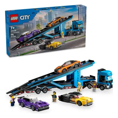 Lego® city 60408 kamion pro přepravu aut se sporťáky