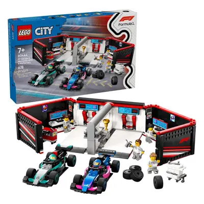 Lego® city 60444 garáž f1® a vozy mercedes-amg a alpine