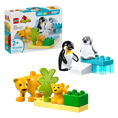 Lego® duplo® 10442 rodinky divokých zvířat: tučňáci a lvi