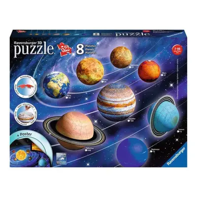 Ravensburger 11668 puzzleball planetární systém 522 dílků