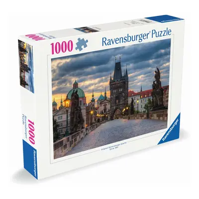 Ravensburger 00673 česká kolekce: praha: procházka po karlově mostě 1000 dílků