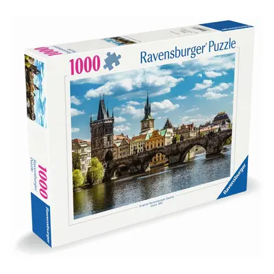 Ravensburger 00676 puzzle česká kolekce: praha: pohled na karlův most 1000 dílků