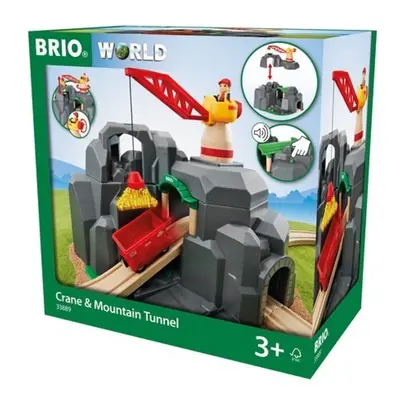 Brio 33889 jeřáb a horský tunel