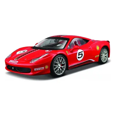 Bburago ferrari 458 challenge 1:24 červené