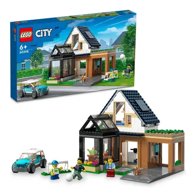 Lego® city 60398 rodinný dům a elektromobil