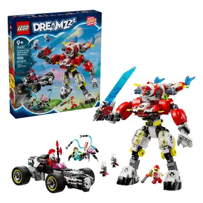 Lego® dreamzzz™ 71497 cooperův tygří robot a zerův hot rod