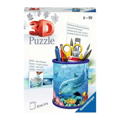 Ravensburger 11176 puzzle 3d stojan na tužky podvodní svět 54 dílků