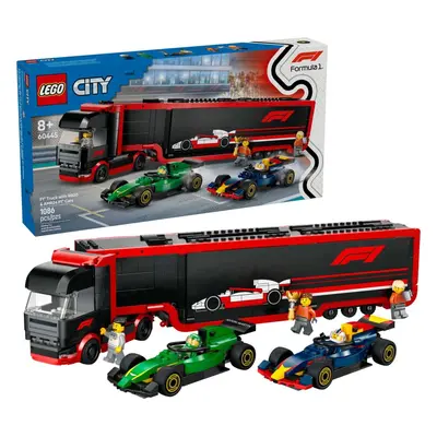 Lego® city 60445 kamion f1® s vozy f1® rb20 a amr24