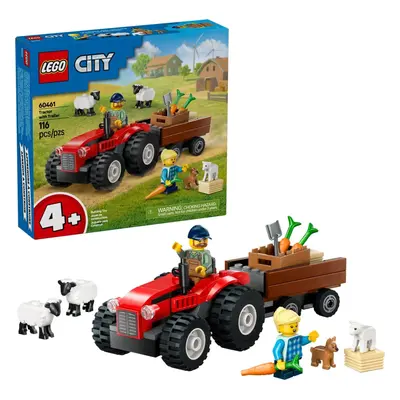 Lego® city 60461 červený traktor s přívěsem a ovcemi