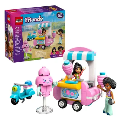 Lego® friends 42643 stánek s cukrovou vatou a skútr