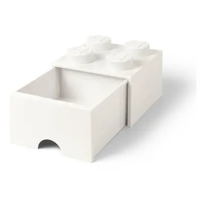 Lego® úložný box 250x252x181 se šuplíkem bílý