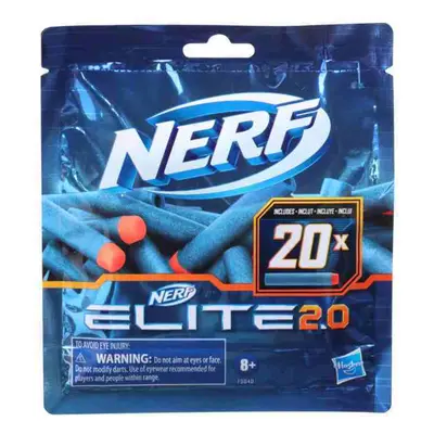 Nerf elite 2.0 20 ks náhradních šipek, hasbro f0040