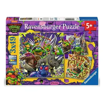 Ravensburger 04012 puzzle želvy ninja 3x49 dílků