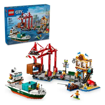 Lego® city 60422 přístav s nákladní lodí