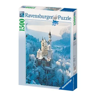 Ravensburger 16219 puzzle zámek neuschwanstein v zimě 1500 dílků