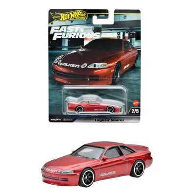 Mattel hot wheels premium rychle a zběsile toyota soarer 2/5 (poškozený obal)