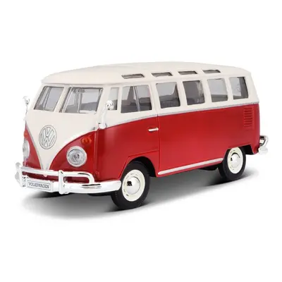 Maisto kovový model 1:24 volkswagen van "samba"