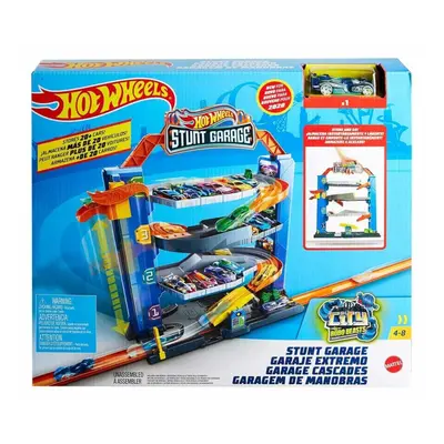 Hot wheels city přenosná garáž, mattel gnl70