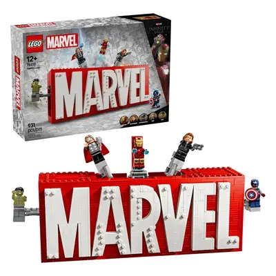 Lego® marvel 76313 logo marvel a minifigurky