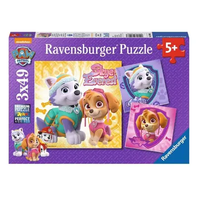 Ravensburger 08008 puzzle tlapková patrola 3x49 dílků