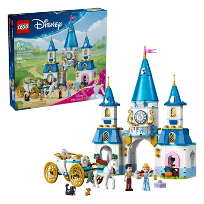 Lego® disney 43275 popelčin zámek a kočár s koňmi