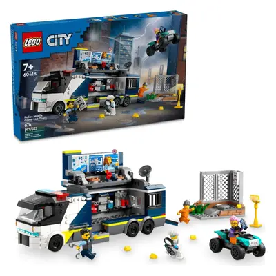 Lego® city 60418 mobilní kriminalistická laboratoř policistů