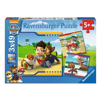 Ravensburger 09369 puzzle tlapková patrola: chlupatí hrdinové 3x49 dílků