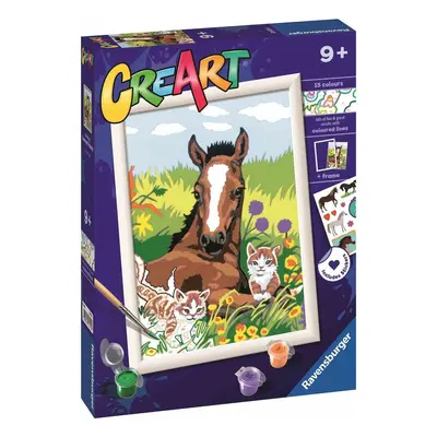 Ravensburger 23572 creart kůň a koťata