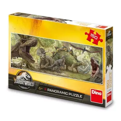 Dino puzzle jurský svět 150 panoramic