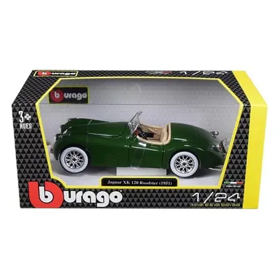 Bburago jaguar xk 120 roadster 1951 green 1:24