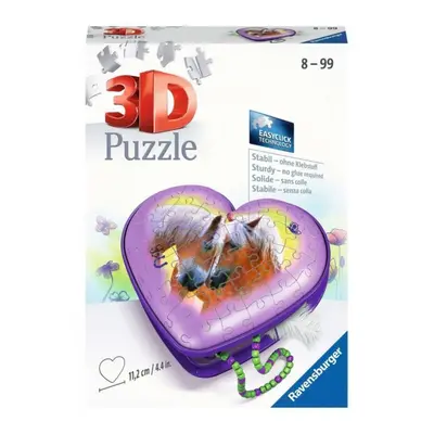 Ravensburger 11171 puzzle 3d srdce koně 54 dílků