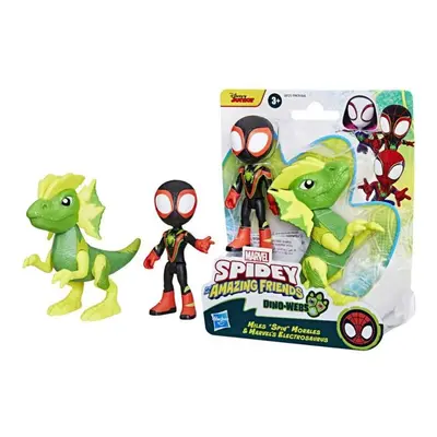 Hasbro marvel spidey: hrdinové a dino-zločinci miles morales a marvels electrosaurus